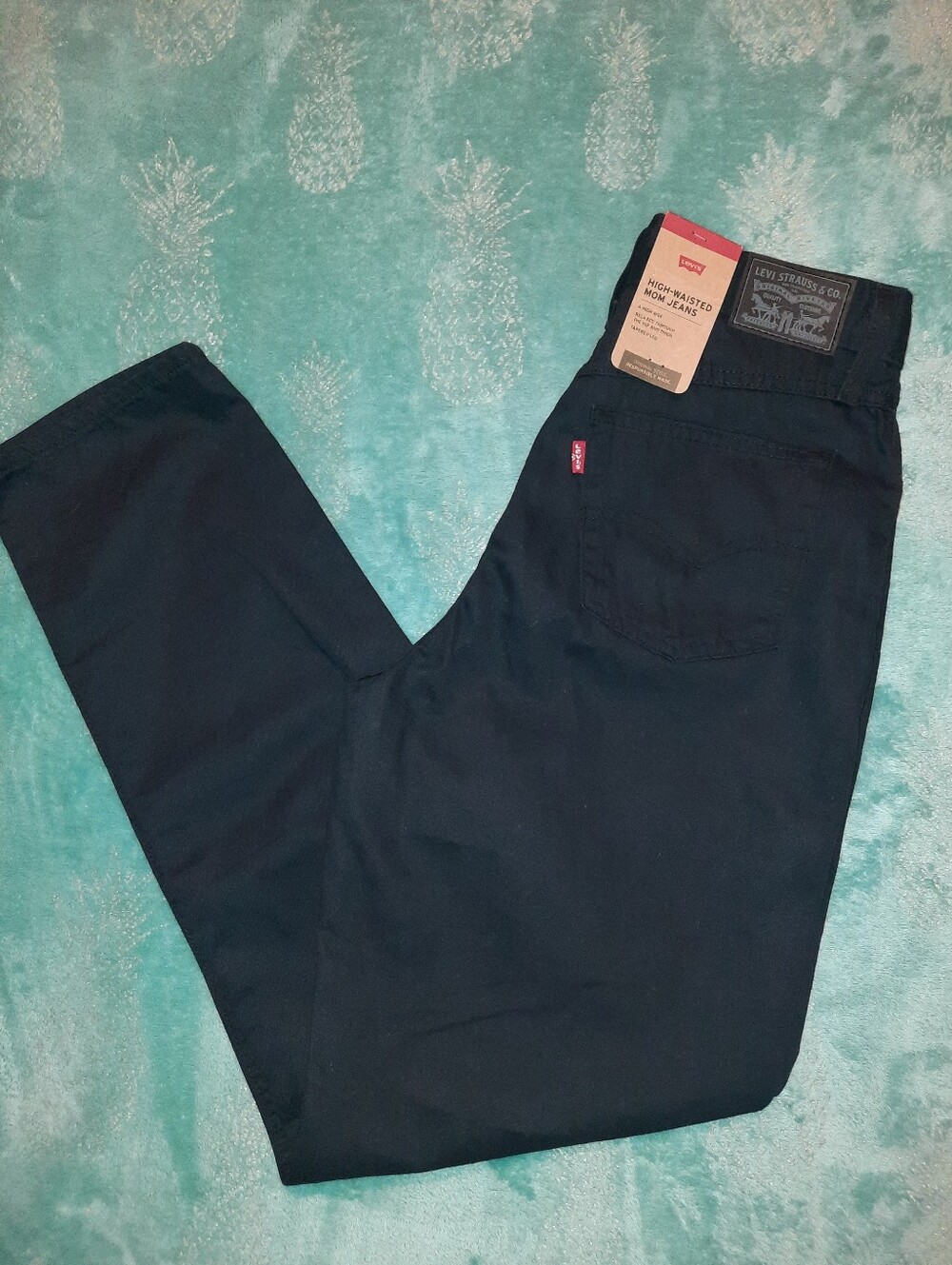 Levi's Mom Black High-Rise Jeans 28x30